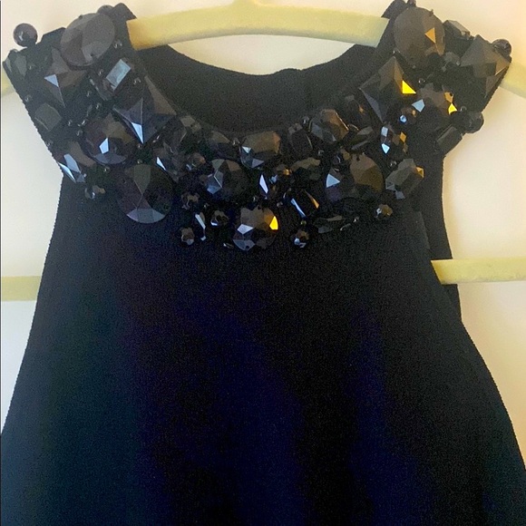 INC International Concepts Black Embellished Top cocktail new - Picture 8 of 8